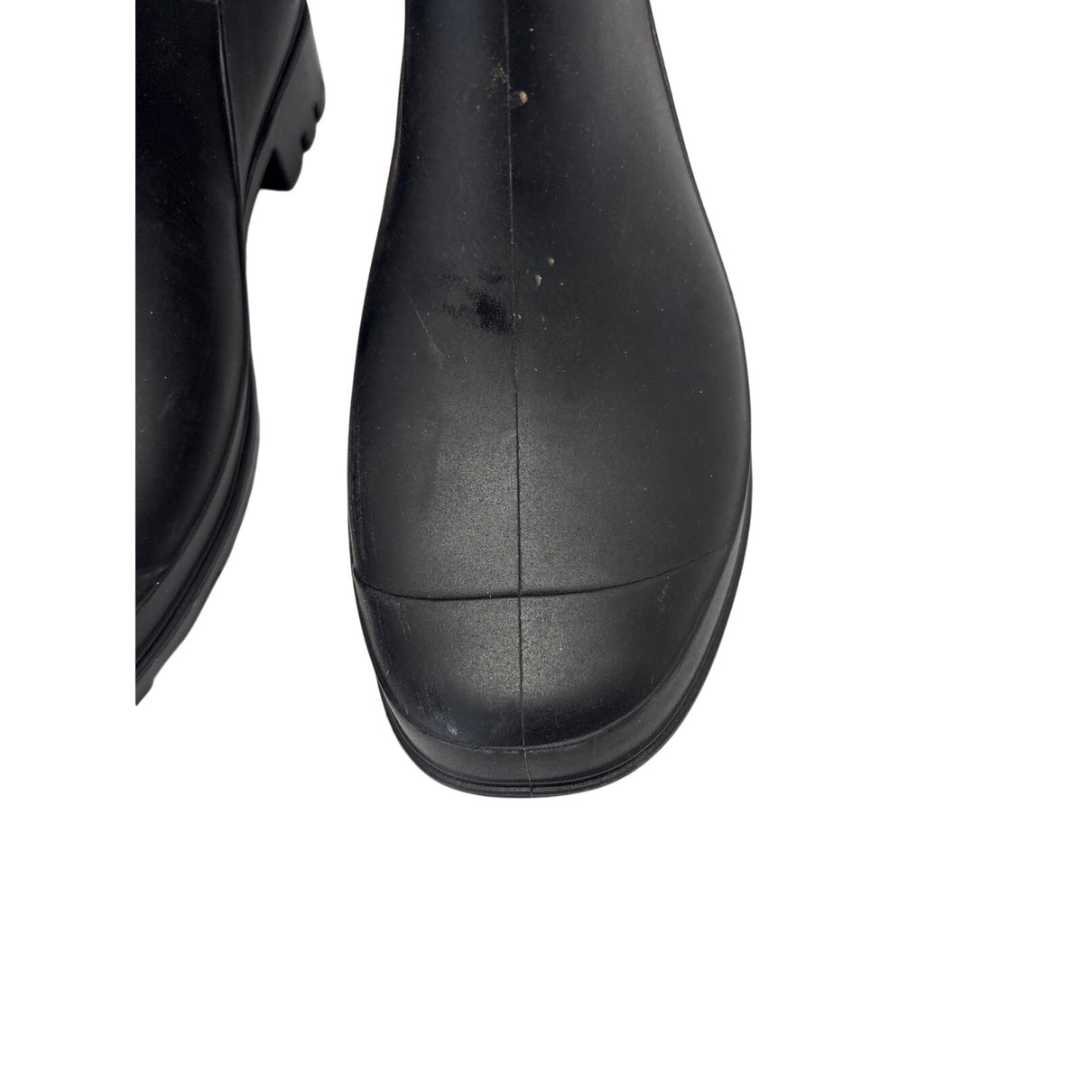 Capelli New York Women’s Black Rain Boots Size 10 Buckle Mid-Calf