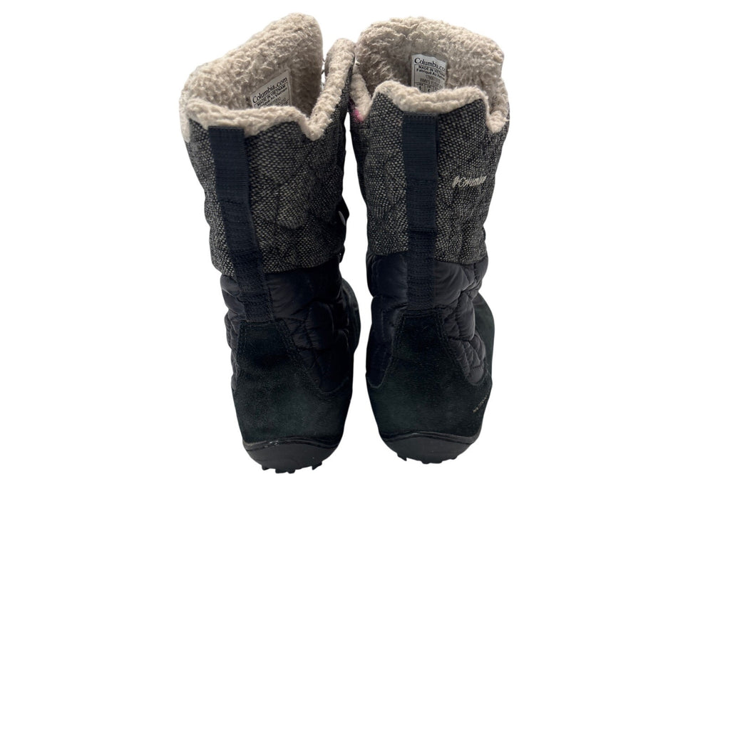 Columbia Women’s Faux Fur Winter Boots – Size 6 – Black / Gray